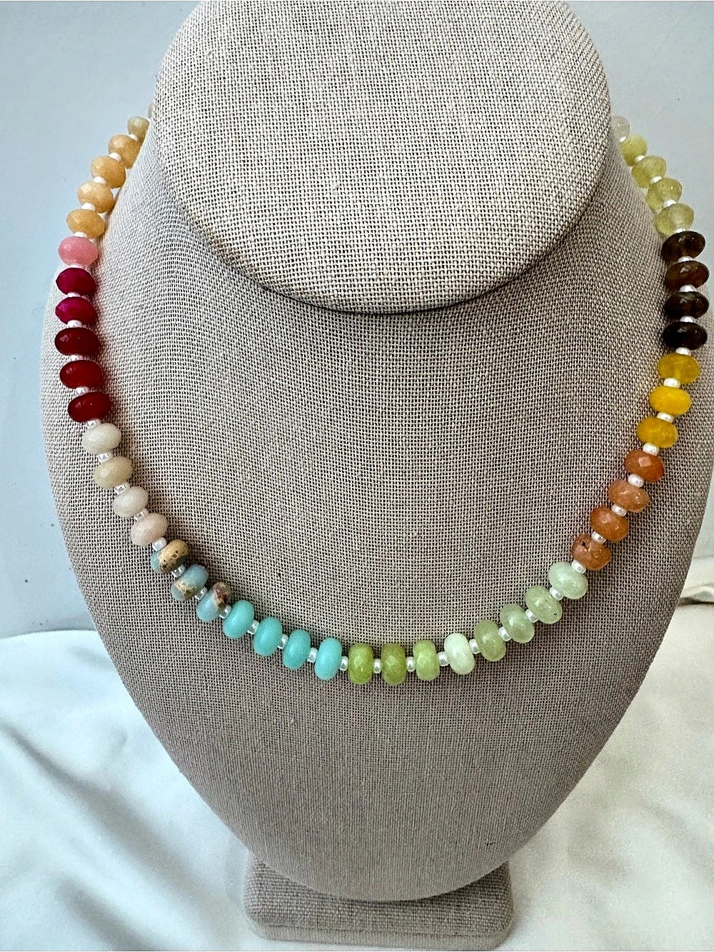 By Anthropologie Multicolor Beaded Necklace Like New